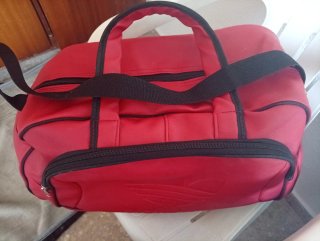 Bolsa Adidas Roja Grande