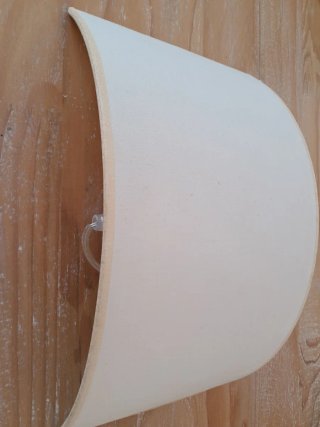 Aplique de pared tela beige