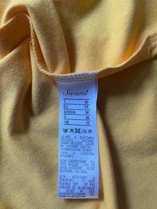 vestito giallo elegante