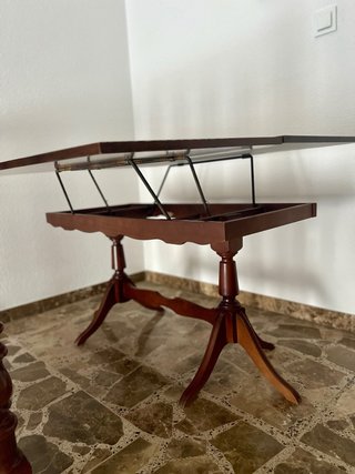 Mesa centro convertible comedor madera