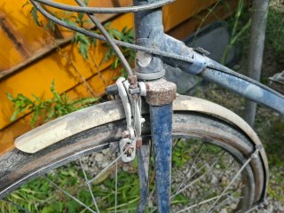 Bicicleta de carreras para arreglar