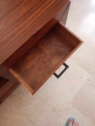 Mesa de centro rústica mexicana de madera pino