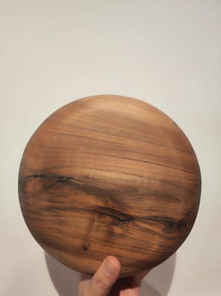 Rodaja de nogal artesanal