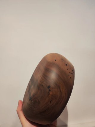 Rodaja de nogal artesanal