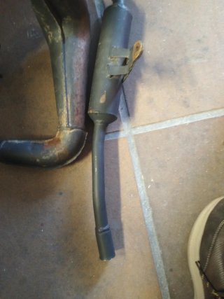 Tubo escape Franco Morini S6 Rieju MX