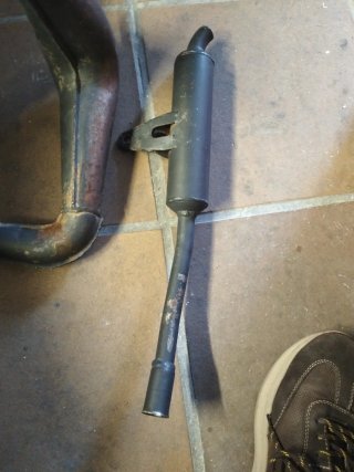 Tubo escape Franco Morini S6 Rieju MX