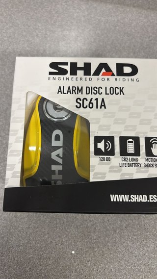 Candado Alarma Moto SHAD SC61A