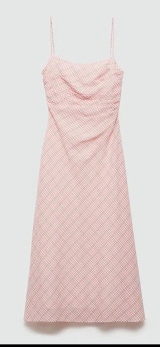 Vestido rosa Mango