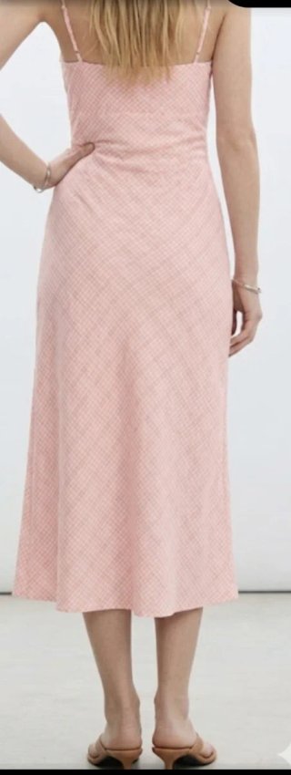 Vestido rosa Mango