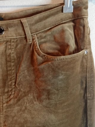 Pantalon Massimo Dutti terciopelo marron talla42