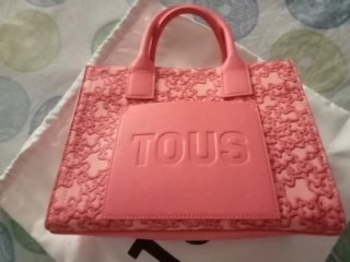 Bolso mediano Tous color coral