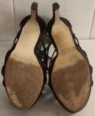 Sandali eleganti Dame Rose neri n⁰36