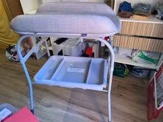 Bañera cambiador bebé plegable