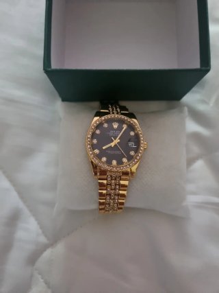 Orologio donna  oro nero