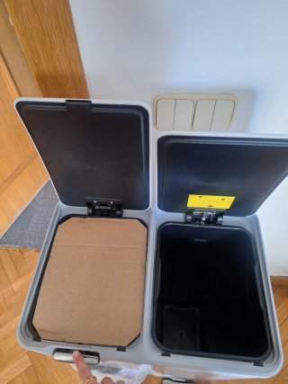 Cubo Basura Triple 60L Nuevo