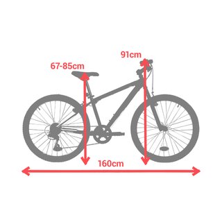 BICICLETAS NIÑOS 24 PULGADAS 8-12 AÑOS ROCKRIDER ST 100