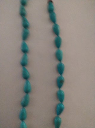 Collana vintage turchese pietra