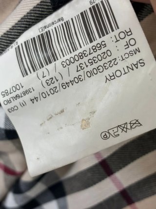 Gabardina Burberry Beige/Dorado