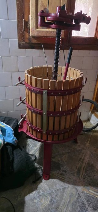 Prensa de vino 300L
