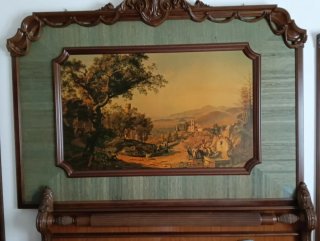 Mobile Napoleonico Legno Marrone Verde
