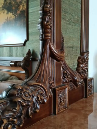 Mobile Napoleonico Legno Marrone Verde