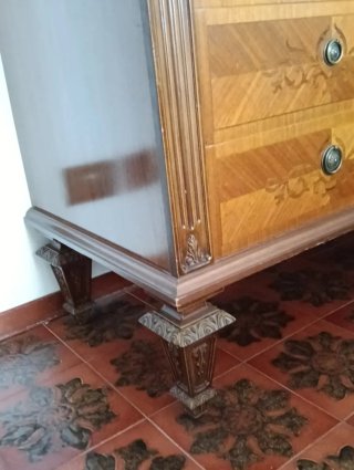 Mobile Napoleonico Legno Marrone Verde