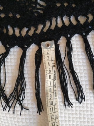Scialle uncinetto fatto a mano vintage flamenco