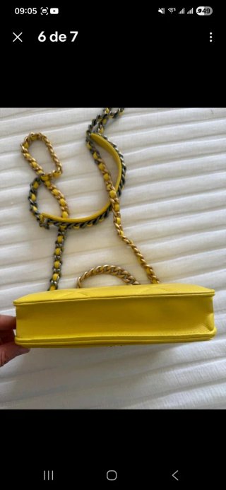 Bolso Chanel WOC Dorado y Amarillo NUEVO