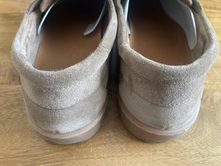 Mocasines ante verano beige/marrón