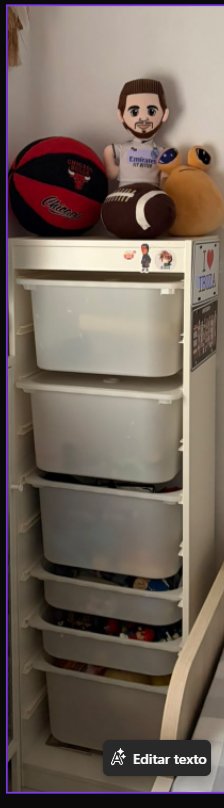 Mueble Almacenaje IKEA Blanco Plástico