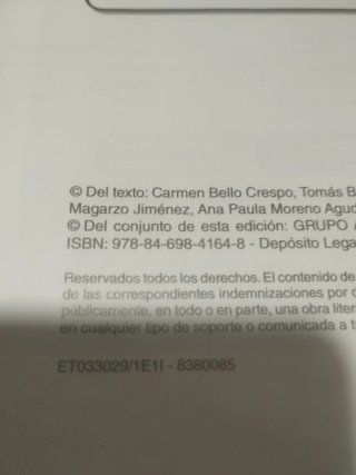 Lengua tercero de primaria