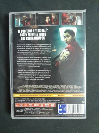 La Casa de Papel T3, T4 y T5 DVD
