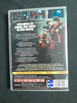 La Casa de Papel T3, T4 y T5 DVD
