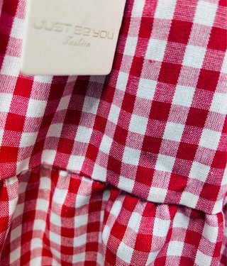 Vestido Vichy Rojo/Blanco Talla S-M  un caprichito