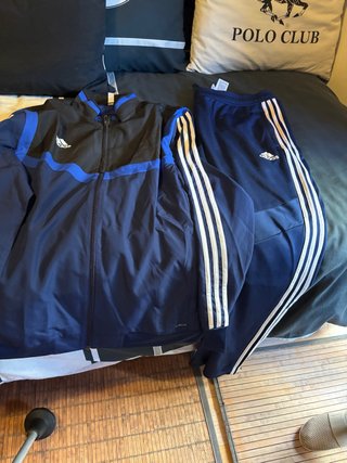 Chándal Adidas Negro y Azul
