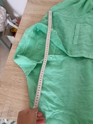 Camicia 120% Lino Uomo verde