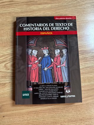 Comentarios de texto de historia del derecho es...