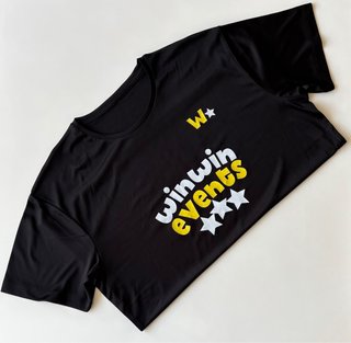 Camiseta negra winwin events