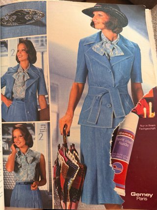 2 REVISTAS BURDA 1974 y 1975