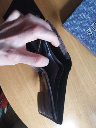 Cartera Hombre Marrón Vaquero Genuine Leather
