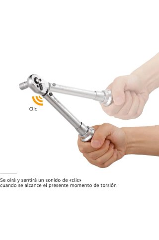 Llave dinamométrica 1/4 con maletín