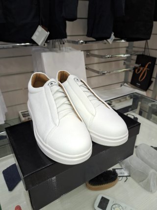 Scarpe uomo similpelle bianche tg.44