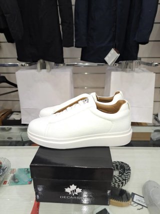 Scarpe uomo similpelle bianche tg.44
