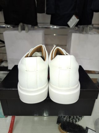 Scarpe uomo similpelle bianche tg.44