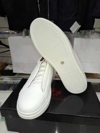 Scarpe uomo similpelle bianche tg.44