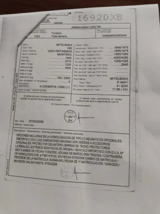 Mitsubishi Montero 2000