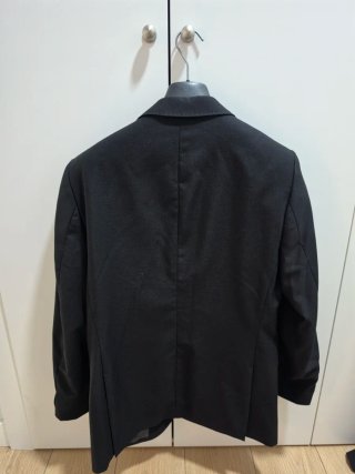Elegante Traje Negro Puro Ego Talla 48