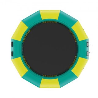 Bouncer de Agua Inflable, Trampolín Recreativo de Agua de 12 pies, Plataforma de Salto Portátil con Escalera de 3 Pasos y Bomba de Aire Eléctrica, Rebotador Flotante para Niños y Adultos para Pisc...