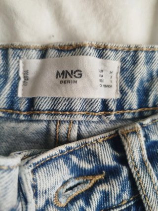 Pantalones vaqueros Mango Talla 34