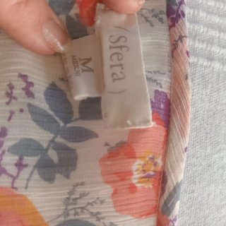 Blusa Sfera floral gasa talla M